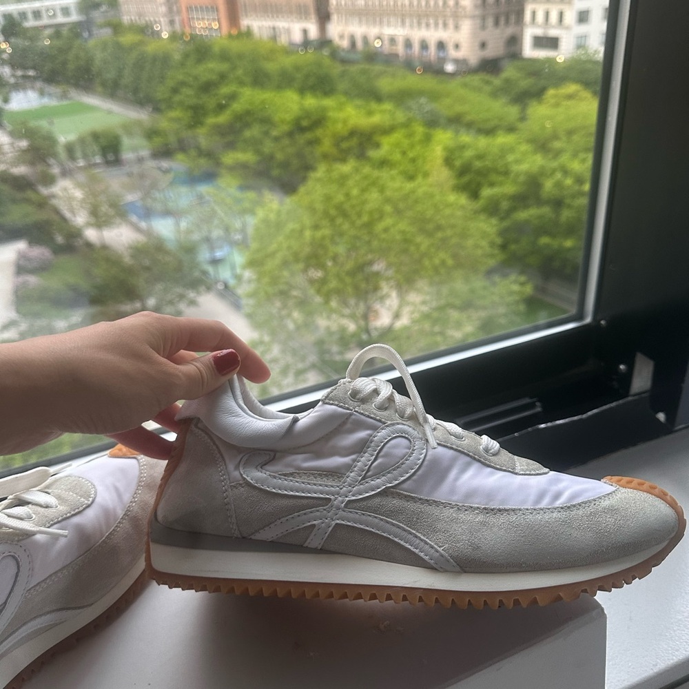 Loewe flow runner sneakers white shoes designer great condition 8 38 - Picture 8 of 11